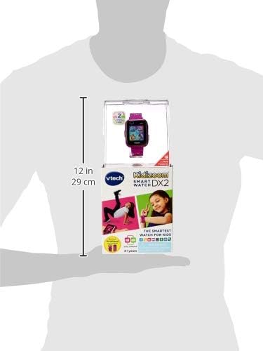 VTech KidiZoom Smartwatch DX2, Special Edition Floral Birds with Bonus Vivid Violet Wristband