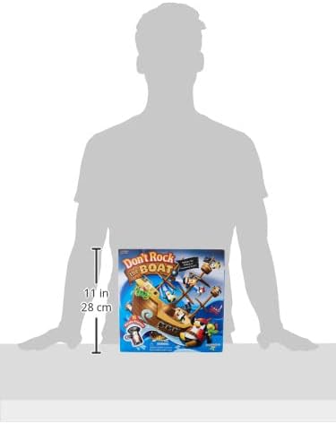 PlayMonster Don’t Rock the Boat Board Game-Kids Games, Family Games for Kids and Adults, Board Games for Family Night, Multi-Player Board Games, Builds Hand & Eye Coordination, Balancing Toy, Ages 5+
