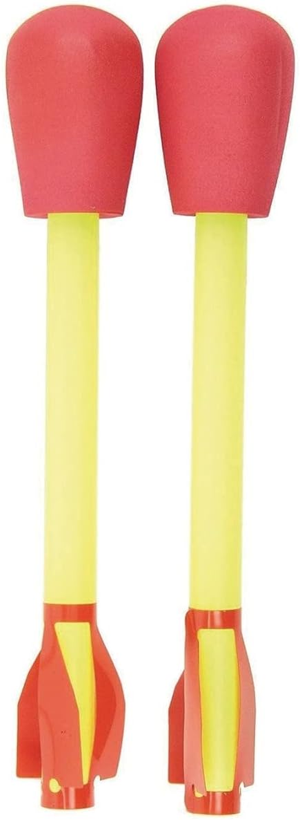 Stomp Rocket Ultra Rocket Refills, 2 Rockets - Replacement Foam-Tipped Rockets for Kids - Fun Backyard & Outdoor Kids Toys Gifts for Boys & Girls