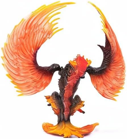 Schleich Eldrador Creatures - 7" Fire Eagle Toy - Movable Wing Lava Griffin Action Figure for Boys and Girls - Mythical Creature Figures - Fantasy Beast Figurine - Monster Toys - Kids Ages 7+ - 42511