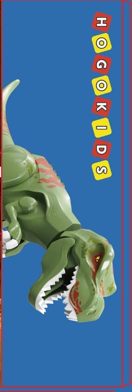 HOGOKIDS 2-in-1 Dinosaur Research Institute Building Set with Light - 837PCS Dino World Building Blocks Toys with 2 Dinosaur Figures, Dinosaur Playset Birthday Xmas Gifts for Boys Girls Age 8-14 Years