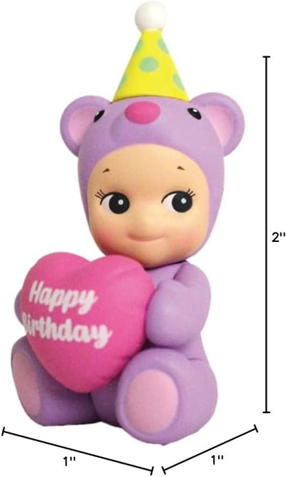 Sonny Angel Birthday Gift Bear 2021 - Original Mini Figure / Edition - 1 Sealed Blind Box, Multicolor