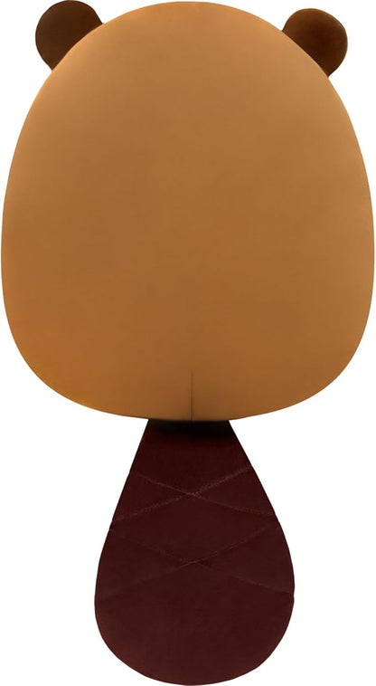 Squishmallows Original 12in Chip The Beaver Holding Rose – Official Jazwares Valentine’s Day Plush (Medium-Sized)