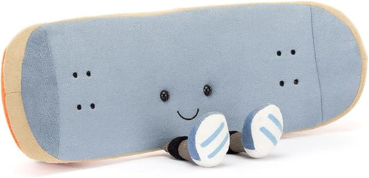 Jellycat Amuseables Skateboard Stuffed Toy, 13.5 inches - Sports Plush Gift for Sports Fans