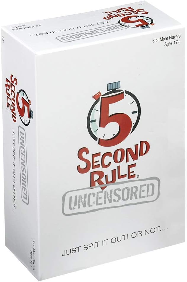 PlayMonster 5 Second Rule Uncensored - Fun Card Game for Game Night with Friends - for Ages 17 and Up