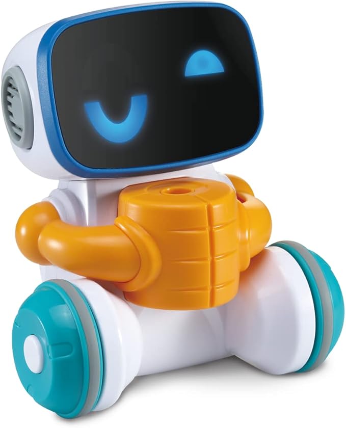 VTech JotBot Drawing & Coding Robot | Kids Learning STEM Toy | Suitable for Boys & Girls 3, 4, 5 Years, English Version, 118 x 133 x 154 millimeters