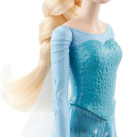 Mattel Disney Princess Dolls, Elsa Posable Fashion Doll with Signature Clothing and Accessories, Disney's Frozen Movie Toys