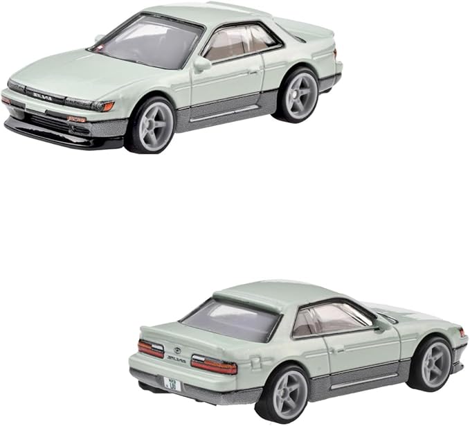 Hot Wheels HYF04 Premium 2-Pack '91 Nissan Sentra SE-R/Nissan Silvia (S13) [Mini Car] [3 Years Old and Up]