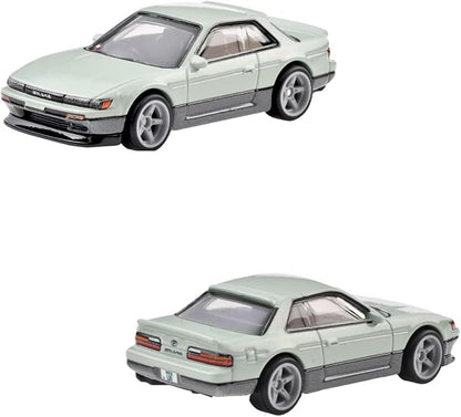 Hot Wheels HYF04 Premium 2-Pack '91 Nissan Sentra SE-R/Nissan Silvia (S13) [Mini Car] [3 Years Old and Up]
