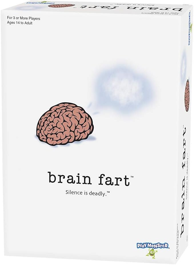 PlayMonster Brain Fart Party Game -- Think Fast -- Fun Game Night -- players : 4+ , Ages 14+