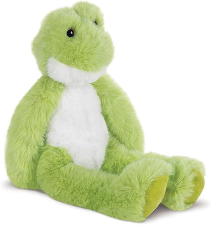 Vermont Teddy Bear Buddy Frog Plush - Frog Stuffed Animal, Green, 12 Inch - Designed in Vermont USA, Eco-Friendly Stuffed Animal Plush with Bear Hospital Care
