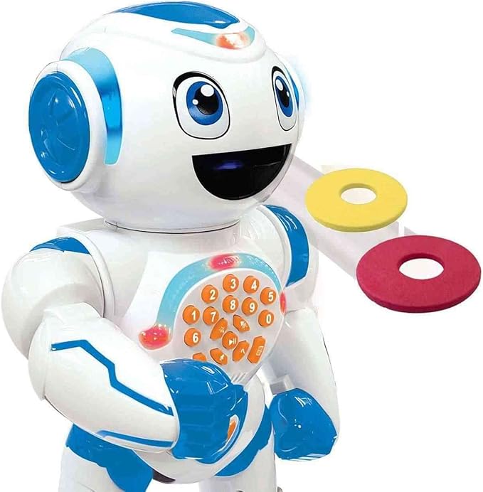 LEXiBOOK Powerman Star - Remote Control Walking Talking Toy Robot STEM Programmable for Kids 4+ - ROB85EN