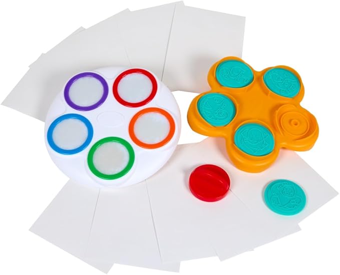 Crayola Color Wonder Mess Free Fingerpaint & Stamper Kit, Safari Stamps for Kids, Color Reveal Ink, Toddler Activity, Gifts, 3+