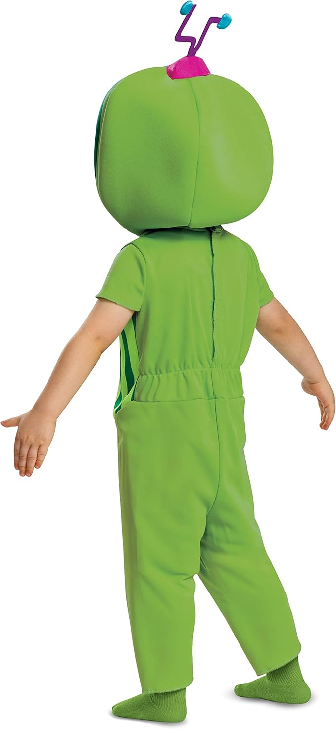 Disguise Cocomelon Costume For Kids, Official Cocomelon Costume Watermelon Headpiece