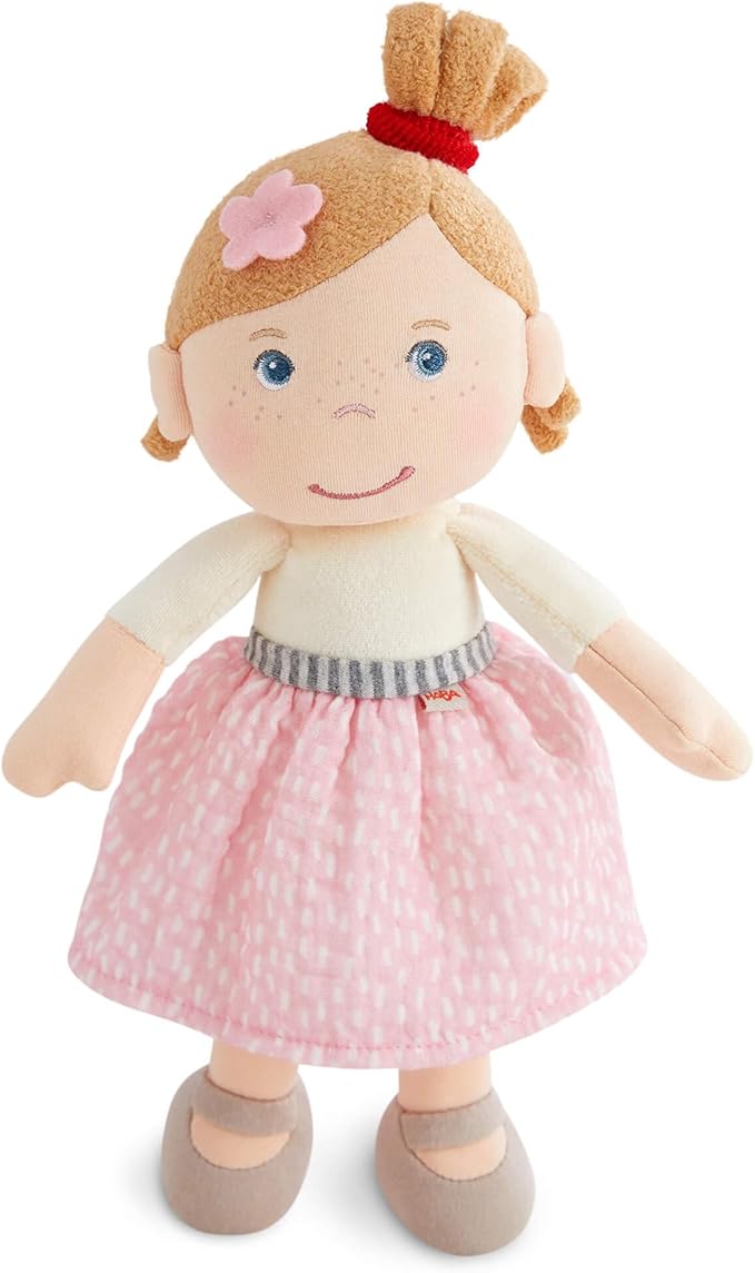 HABA Snug Up Lauren - 10" Soft Doll, Machine Washable - Perfect Snuggly First Soft Baby Doll and Toddler Baby Doll for 6 Months and Up