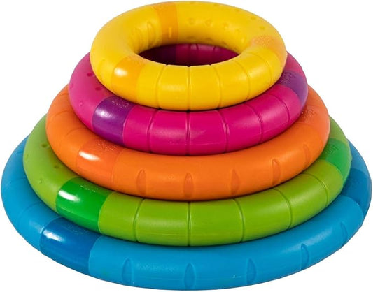 Fat Brain Toys Tinker Rings Baby Toys & Gifts for Ages 2 to 3