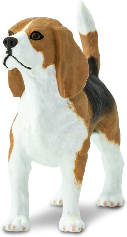 Safari Ltd. Beagle Figurine - Detailed 2.5" Plastic Model Figure - Fun Educational Play Toy for Boys, Girls & Kids Ages 3+