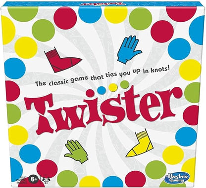 Hasbro Gaming Twister Game, Outdoor Family Games, Fun Party Game, Ages 6+