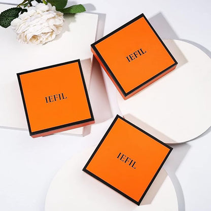 Iefil Valentines Day Gifts for Her- 925 Sterling Silver Heart Initial Necklaces, Anniversary Birthday Gifts, Women Jewelry Gift for Wife Girlfriend Mom Daughter Her