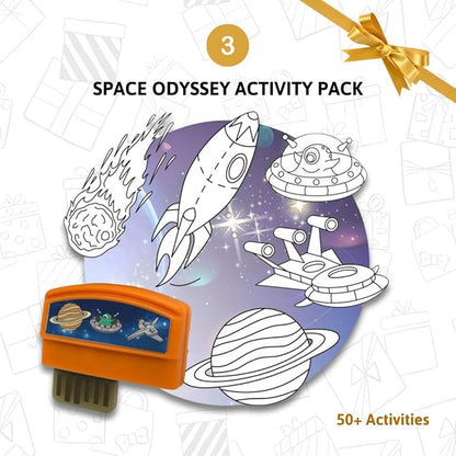 Smart Sketcher 2.0 Drawing Projector Set, 4-in-1 Bundle with Jungle & Ocean Packs, 180+ Activities, Educational Art Toy, Christmas Gift for Kids 5+