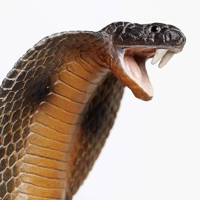 Safari Ltd. Cobra Figurine - Detailed 36" Flexible, Plastic Model Figure - Fun Educational Play Toy for Boys, Girls & Kids Ages 18 Months+