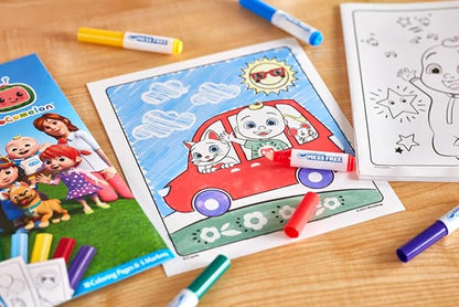 Crayola Cocomelon Color Wonder Coloring Set, Cocomelon Coloring Pages, Mess Free Coloring for Toddlers, Travel Activity, Gift for Kids