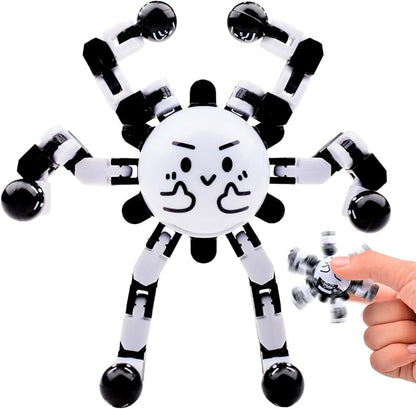 Transformable Fidget Spinners Toys for Adults and Kids,Cool Fingertip Gyros Gifts for Christmas Birthdays Stocking Stuffers,Teens Sensory Travel Toy for Boy Girls ADHD Autism Relief Stress