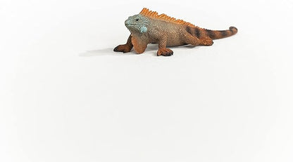 Schleich Wild Life Animal Toy for Boys and Girls Ages 3+, Iguana, Multicolor, 1.1 inch