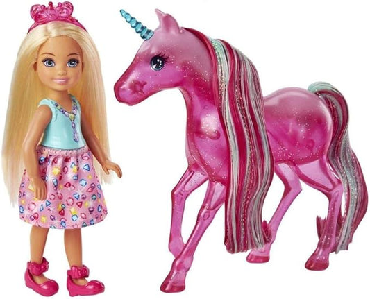 Barbie Dreamtopia Chelsea Doll and Unicorn
