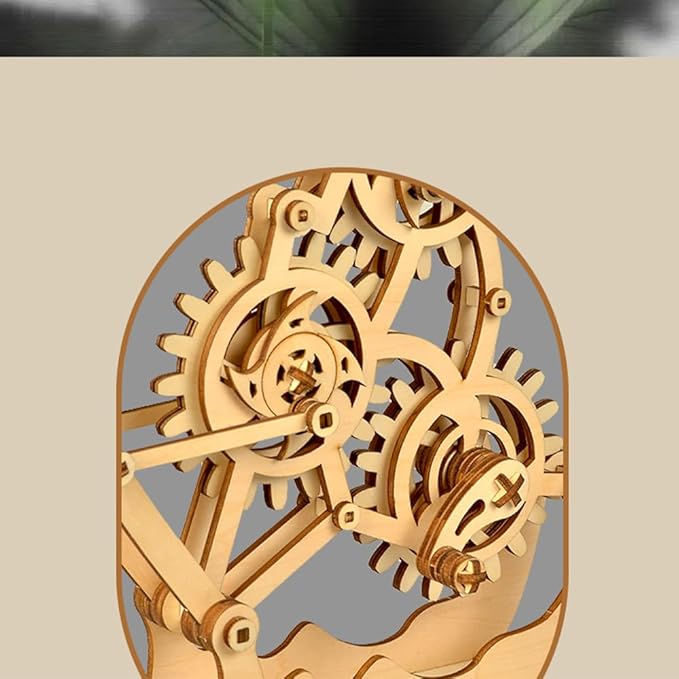 Aida & Hani Wooden Dragonfly Toys 3D Puzzle Toy Creative DIY Assembly Mechanical Wood with Mortise and Tenon Structure Jigsaw Toy Ornament