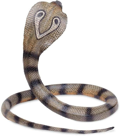 Safari Ltd. Cobra Figurine - Detailed 36" Flexible, Plastic Model Figure - Fun Educational Play Toy for Boys, Girls & Kids Ages 18 Months+