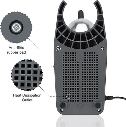 Snow Cone Machine Shaved Ice Machine Ice Crusher with Stainless Steel Blade Kitchen Electric for Shaved Ice and Snow Cone (300W 2000r/min) Also Comes with a Free Ice Pick and Ice Cube Tray