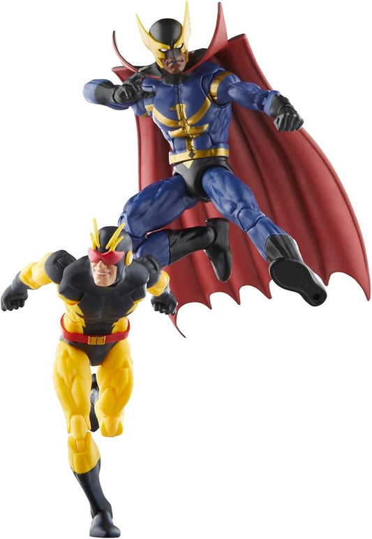 Hasbro Marvel Legends Series - Marvel's Nighthawk & Marvel's Blur - Set of 2 Comics Inspired 6" Figures - Marvel Legends Figures