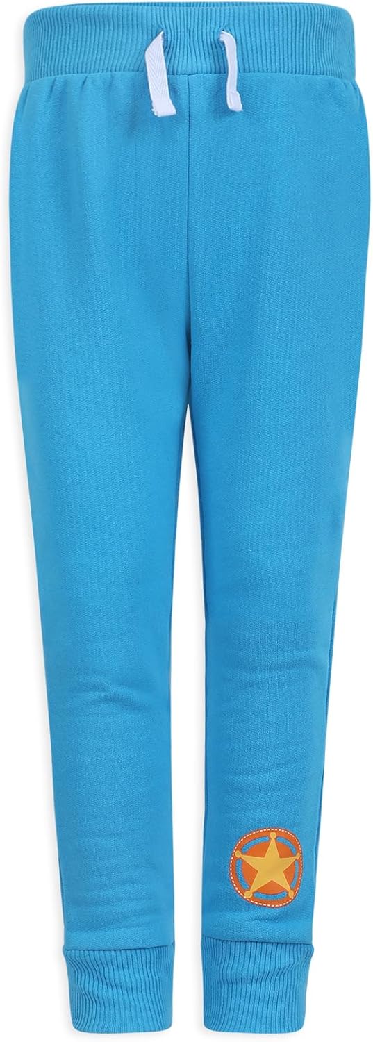 Disney Toy Story Woody and Buzz Lightyear Boys Short Sleeve T-Shirt and Pants Set for Toddler and Little Kids