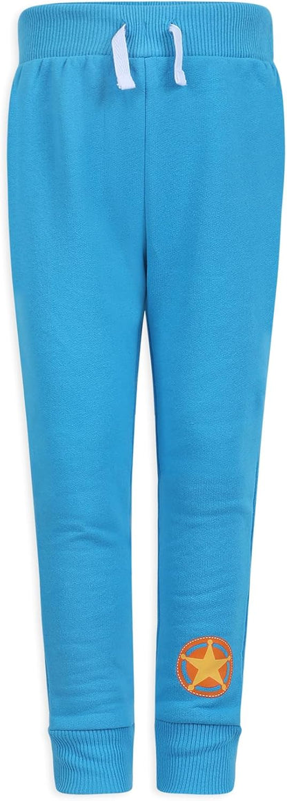 Disney Toy Story Woody and Buzz Lightyear Boys Short Sleeve T-Shirt and Pants Set for Toddler and Little Kids