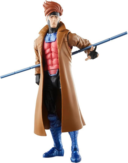 Marvel Hasbro Legends Series Gambit, X-Men ‘97 Collectible 6 Inch Action Figures, Legends Action Figures