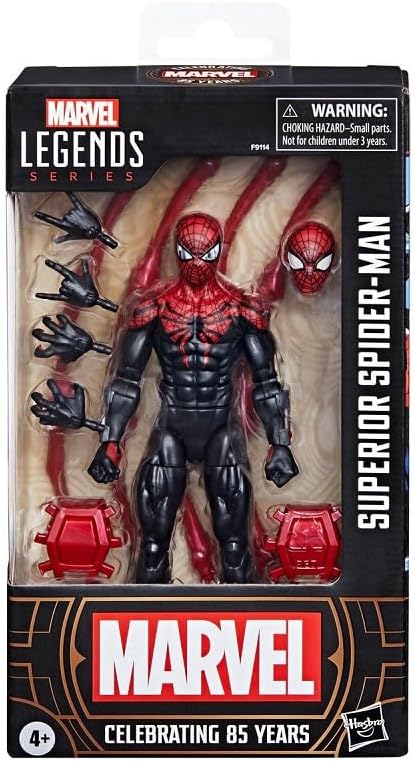 Marvel Legends Series Superior Spider-Man 85th Anniversary HSF9114 6-Inch Action Figure - Spider-Man