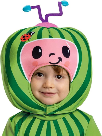 Disguise Cocomelon Costume For Kids, Official Cocomelon Costume Watermelon Headpiece