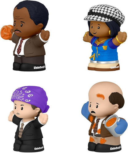Little People Collector The Office Best Moments from US TV Show Special Edition Set for Adults & Fans in Display Box, 4 Figures