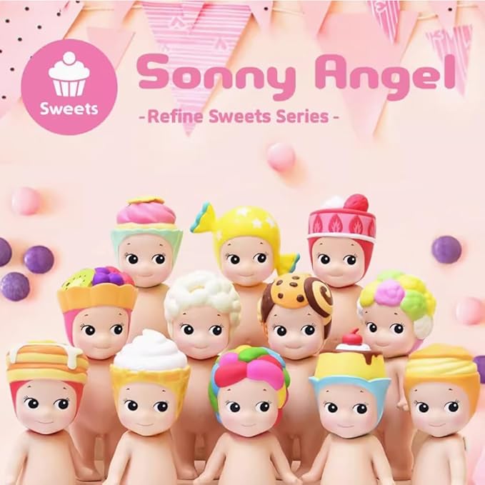 Sonny Angel Sweets - Original Mini Figure / 1 Sealed Blind Box, Multicolor, SAS65379