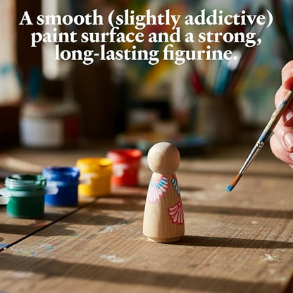 1-1/8 Baby Peg Dolls Pack of 100