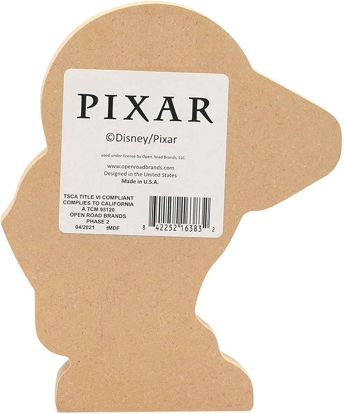 Disney Pixar Toy Story 2 Buzz Lightyear Shelf Sitter Decor - Chunky Wood Block Cutout for Home Decorating