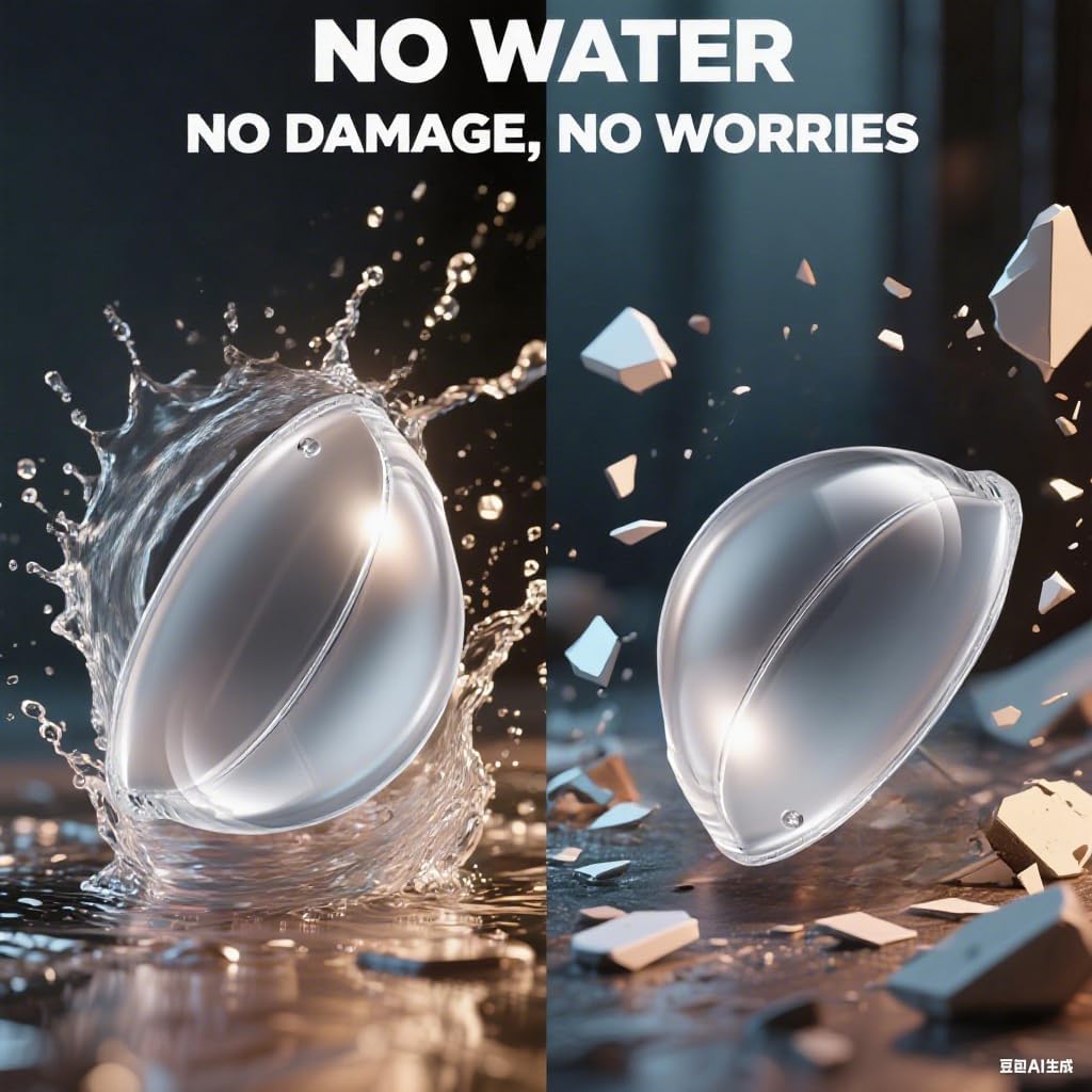 Protective Doll Face Mask Cover for 5.9"/6.7" Doll(Macaron to 3.0) with Elastic Band-Crystal-Clear Hard Display Face Mask ,Dustproof Scratch-Resistant for Dressed Dolls(Dolls Not Included)