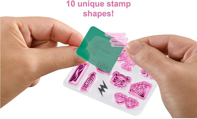 Barbie FRP05 Crayola Stamp Fashions Set Blonde, Multicolor