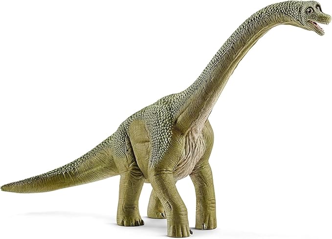 Schleich Dinosaurs - 9.5" Brachiosaurus - Realistic, Durable Green Dinosaur Toy - Educational Fun Long Neck Dino Figurine for Boys and Girls - Montessori Figures for Kids Ages 4+ | 14581