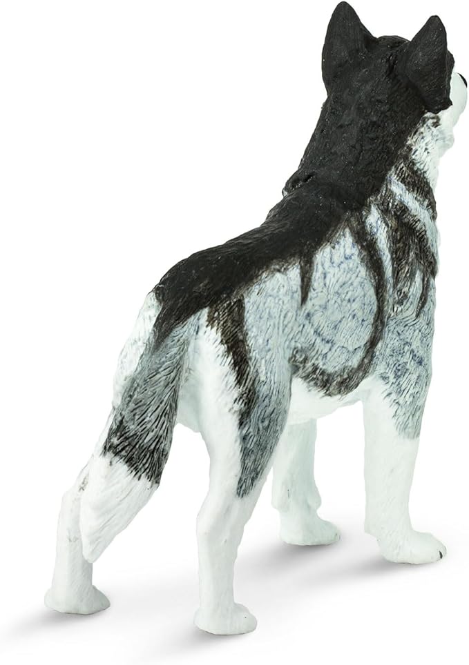 Safari Ltd. Siberian Husky Figurine - Detailed 3.25" Plastic Model Figure - Fun Educational Play Toy for Boys, Girls & Kids Ages 3+