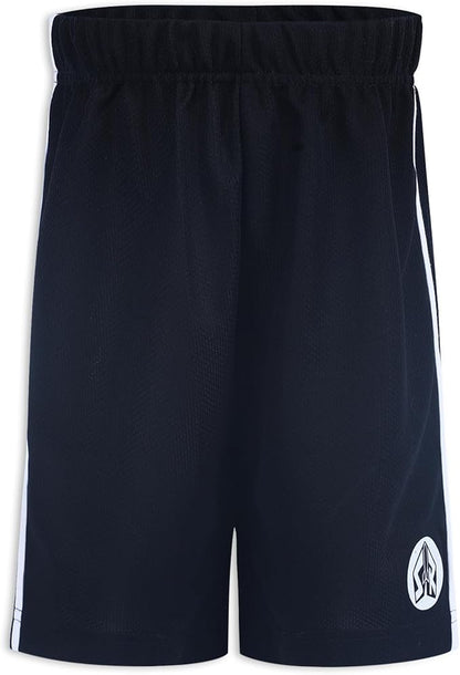 Disney Toy Story Buzz Lightyear Boys’ T-Shirt and Shorts Set for Toddler and Little Kids - White/Black