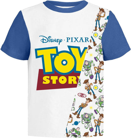 Toy Story Pixar T-Shirt (Sets) Woody Buzz Lightyear Jessie Rex Hamm MrPotato Forky Slinky Dog Toddler/Birthday Kids Clothes