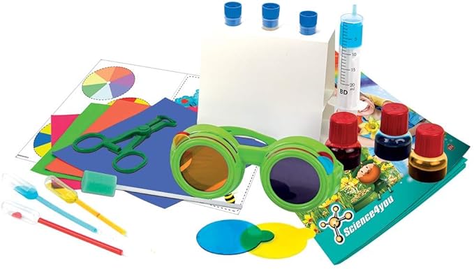 PlayMonster Science4you - Chasing Rainbows - 13 Experiments to Explore The World of Colors - Fun, Education Activity for Kids Ages 4+