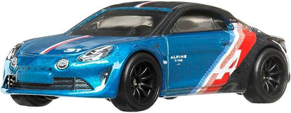 Hot Wheels Car Culture Circuit Legend Premium Toy Car, Die-Cast 1:64 Scale Alpine A110 for Play or Display